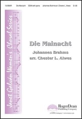 Die Mainacht SSAA choral sheet music cover